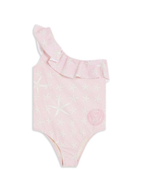 Versace Kids starfish single-shoulder swimsuit