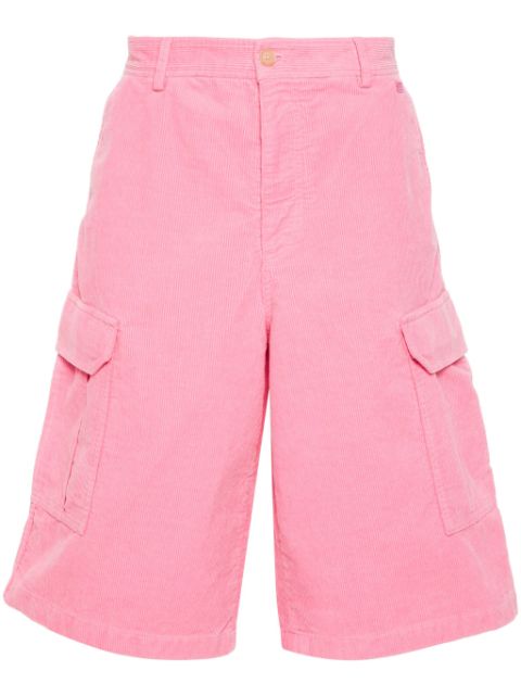 Acne Studios micro Face-patch corduroy shorts