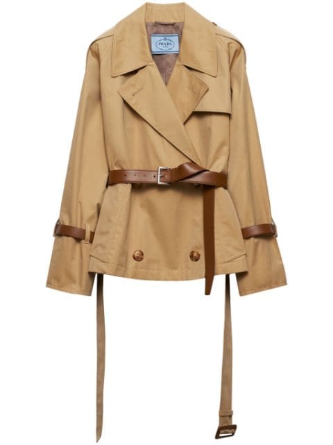 Prada belted trench jacket