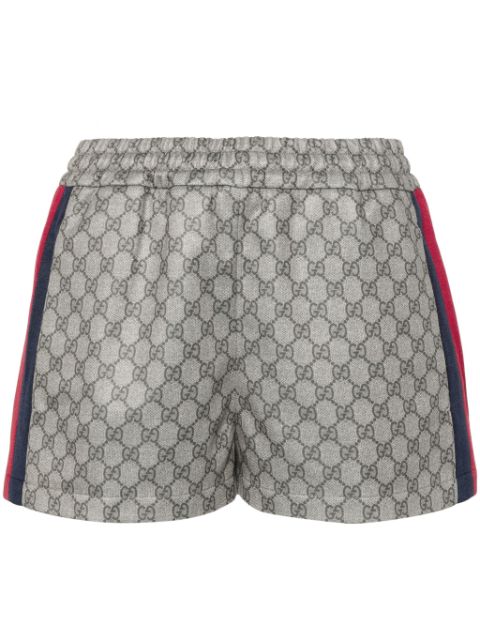 Gucci Web-stripe logo-motif shorts 