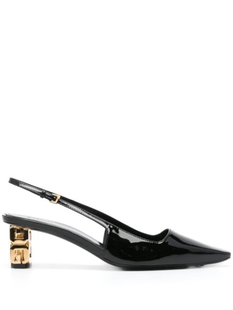 Givenchy 50mm G Cube slingback pumps 