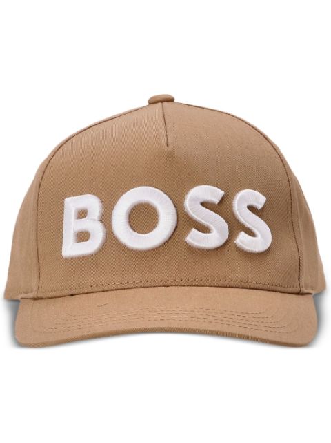 BOSS logo-embroidered cotton baseball cap