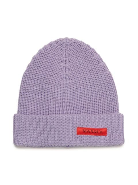 MAX&Co. Kids gorro tejido de canalé