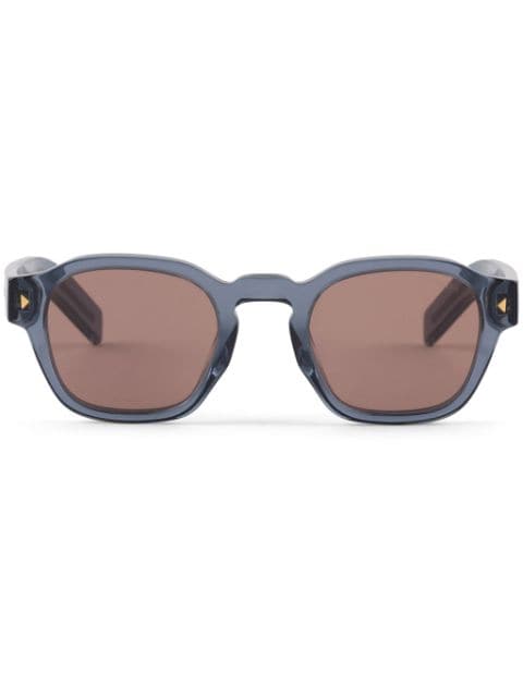 Prada Eyewear logo-striped arms square-frame sunglasses