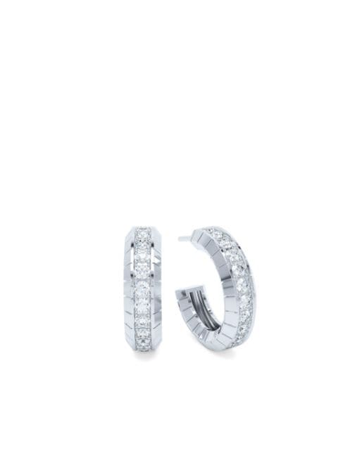 LOEV  18kt white gold Eternity diamond earrings