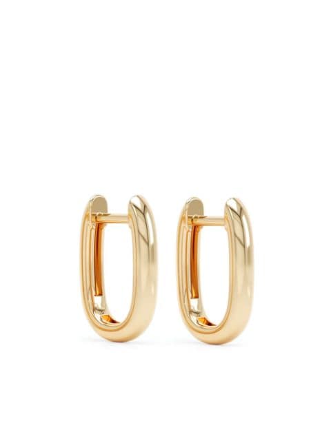 LOEV  14kt recycled yellow gold hoop earrings