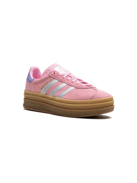 adidas Kids Gazelle "True Pink/Silver" sneakers