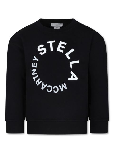 Stella McCartney Kids logo-print organic-cotton sweatshirt