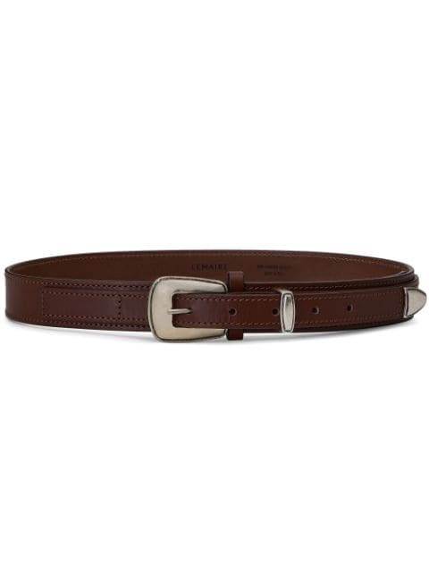 LEMAIRE pin-buckle leather belt