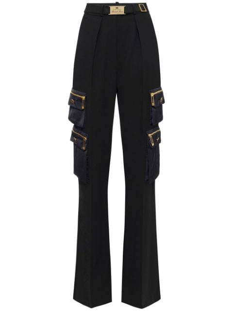 Elisabetta Franchi belted straight trousers