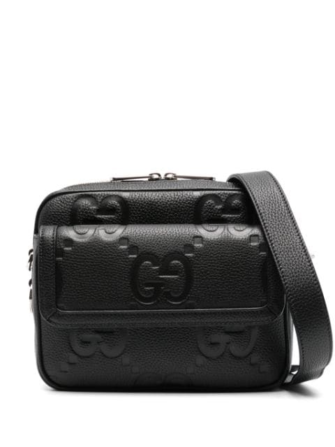 Gucci Jumbo GG leather messenger bag