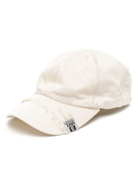 Maison MIHARA YASUHIRO frayed detailing cap