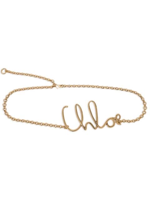 Chloé chain bras belt 