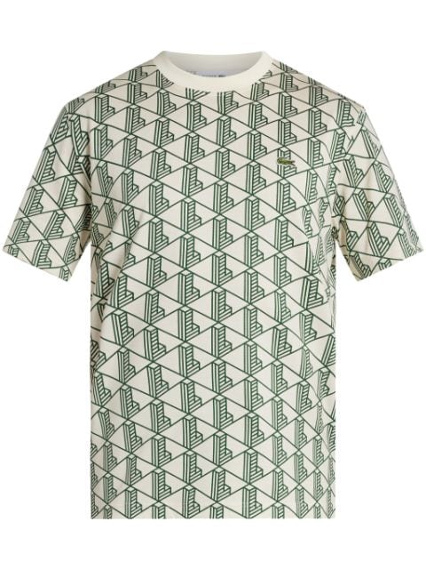 Lacoste monogram-print T-shirt 