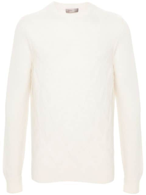 Herno crew-neck cashmere jumper