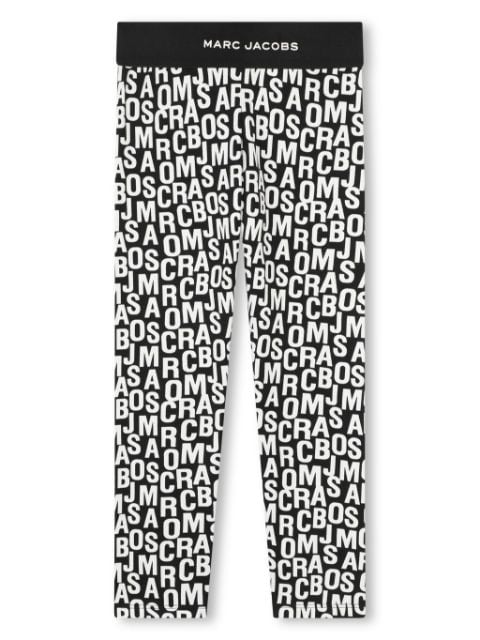 Marc Jacobs Kids all-over logo leggings