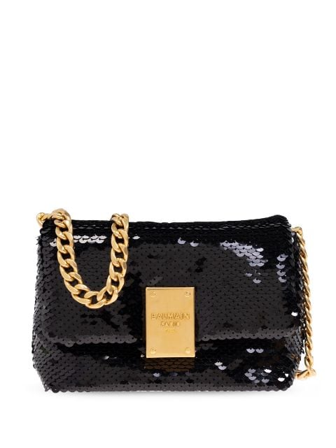 Balmain sequinned cross body bag