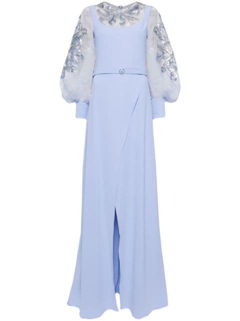 Saiid Kobeisy bead-embellished crepe gown