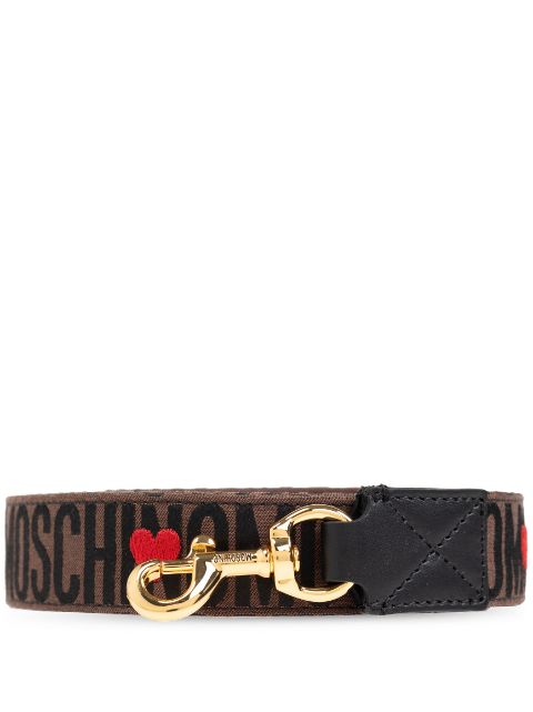 Moschino logo-jacquard dog leash