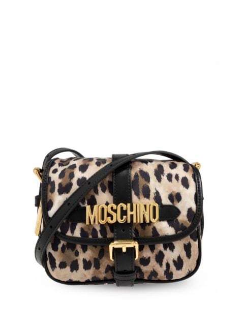 Moschino sac à bandoulière à imprimé animalier