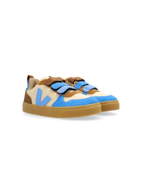 VEJA Kids V-10 leather sneakers