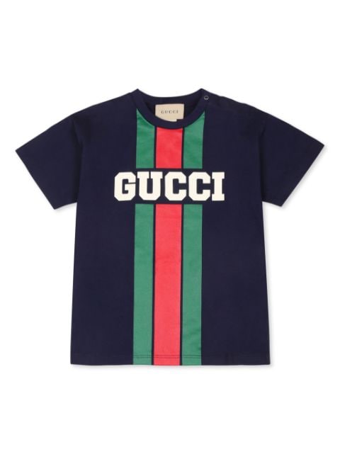 Gucci Kids Web cotton T-shirt