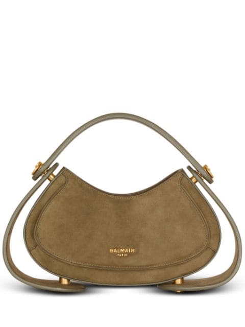 Balmain small Jolie Madame suede tote bag