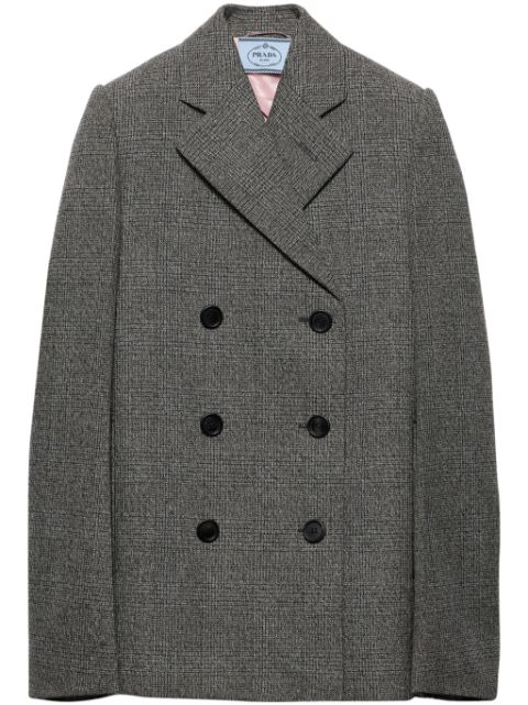 Prada Prince of Wales checked blazer