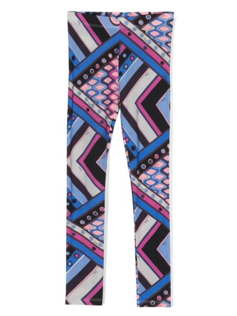 PUCCI Junior Vivara-print leggings 