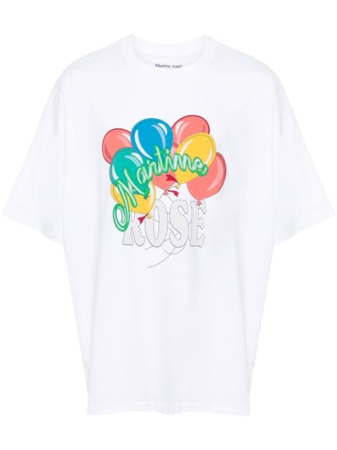 Martine Rose T-shirt met ballonprint