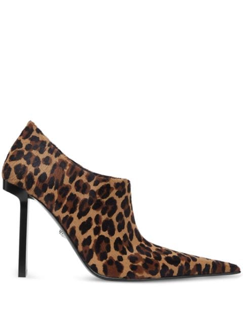 Versace leopard-print boots