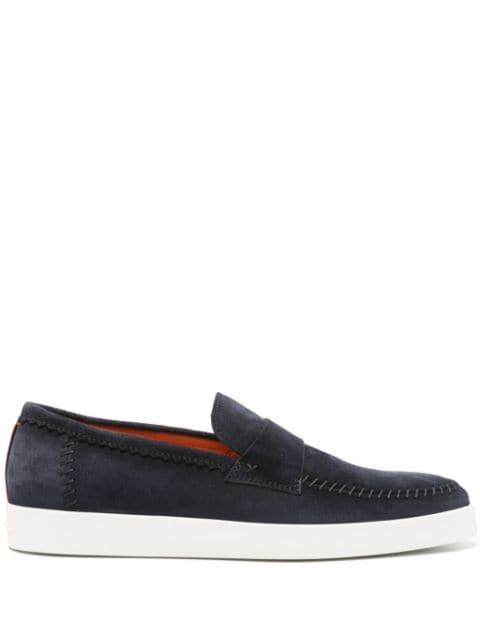 Santoni loafers i mocka