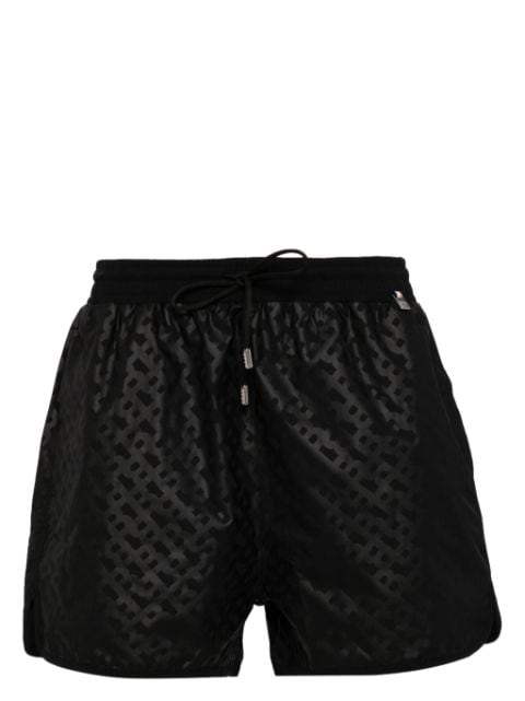 BOSS logo print swim shorts