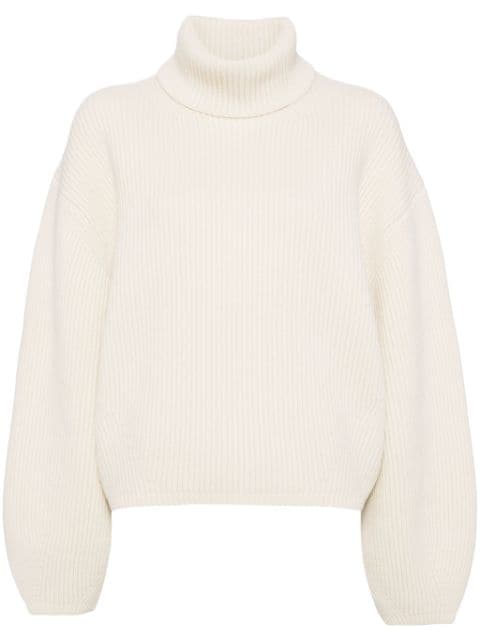 TOTEME ribbed turtleneck top 