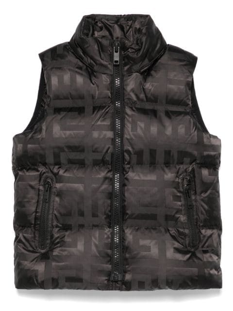 Givenchy Kids monogram pattern gilet