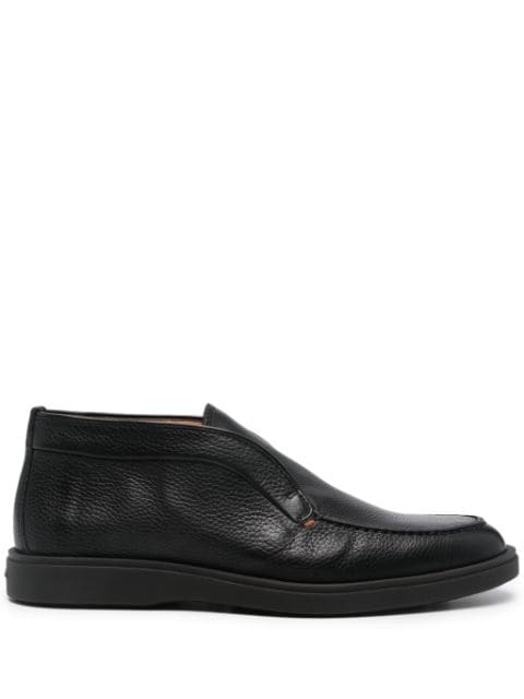 Santoni leather loafers