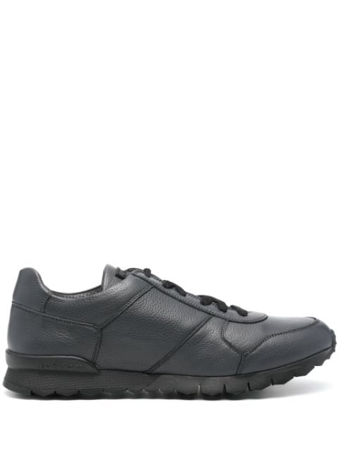 Kiton leather sneakers