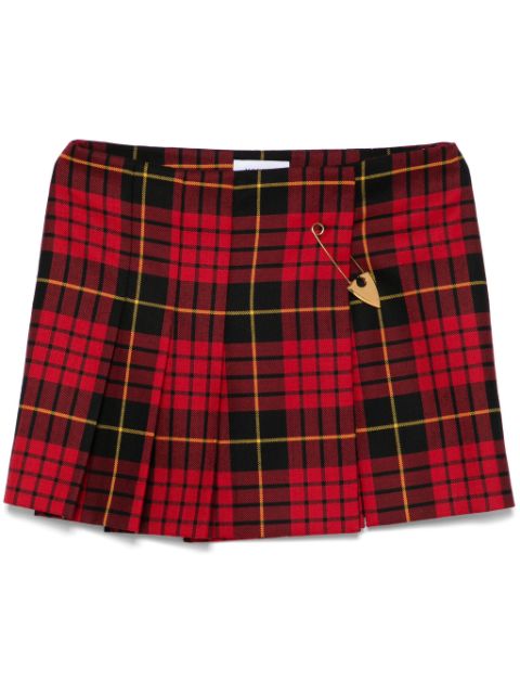 Alexander McQueen minijupe à motif tartan