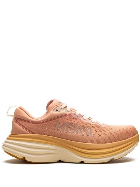 HOKA Bondi 8 "Sandstone/Cream" sneakers