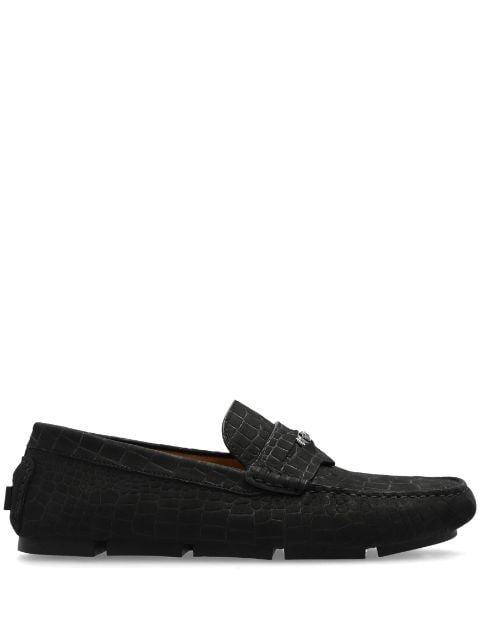 Versace leather moccasins 