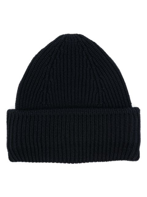 Roberto Collina merino wool ribbed beanie