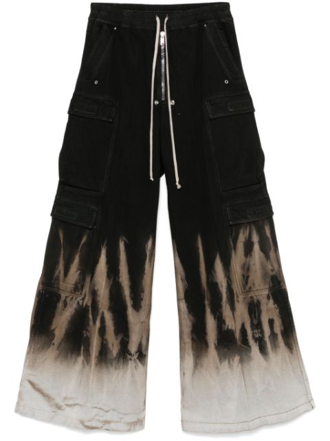 Rick Owens DRKSHDW Double Cargo Jumbo Belas jeans 