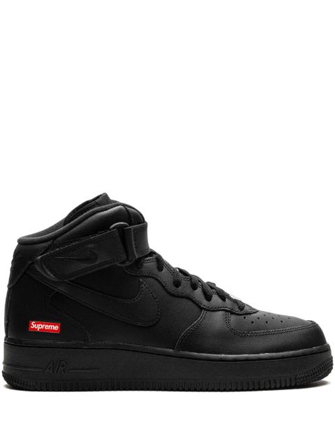 Nike x Supreme Air Force 1 Mid "Mini Box Logo - Black" sneakers