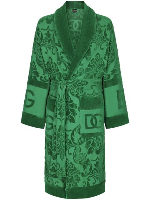 Dolce & Gabbana jacquard bath robe 