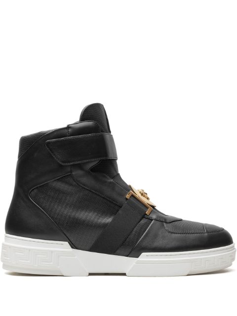 Versace Medusa höga sneakers med plakett