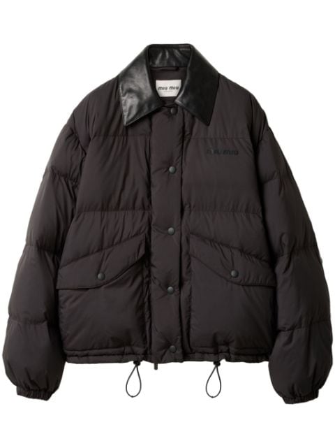 Miu Miu  cropped down jacket