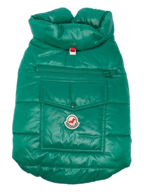 Moncler x Poldo logo-patch gilet 