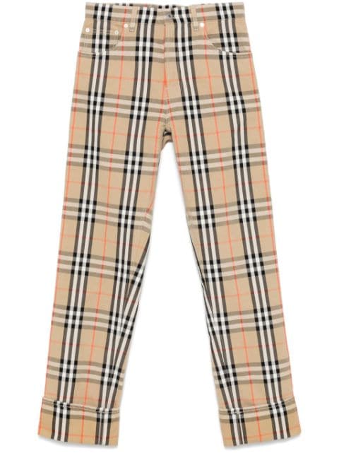 Burberry Burberry Check-print trousers