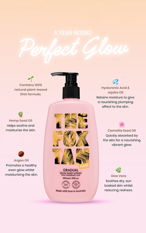 The Fox Tan Gradual Glow Body Lotion image 3