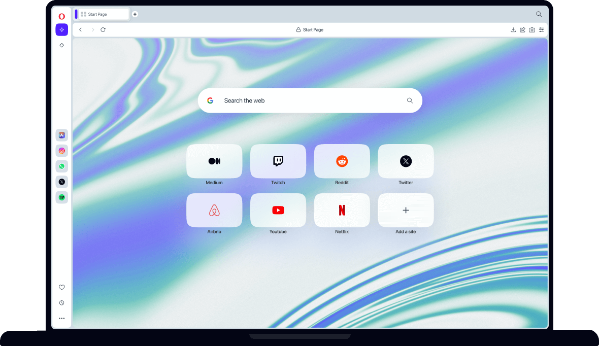 Easily switch browsers to Opera